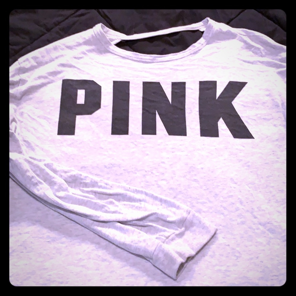 Long sleeve , back cut out tee